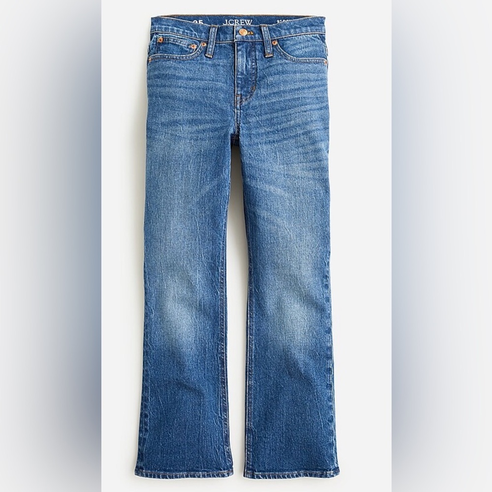J. Crew Size 31 - 9” Demi Boot Crop Women’s Jeans Palmyra Wash BP487